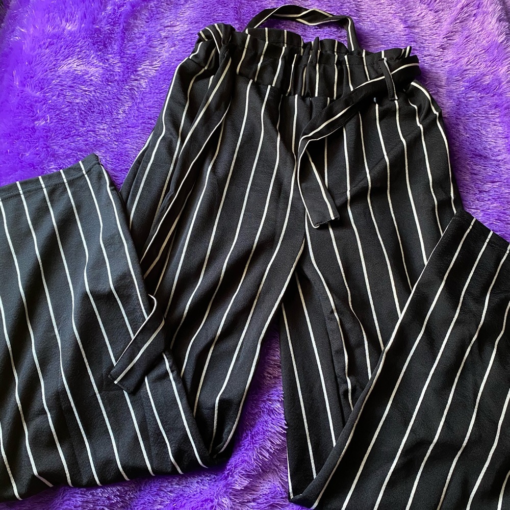 Striped Casual Pants.